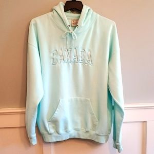 Turquoise hoodie